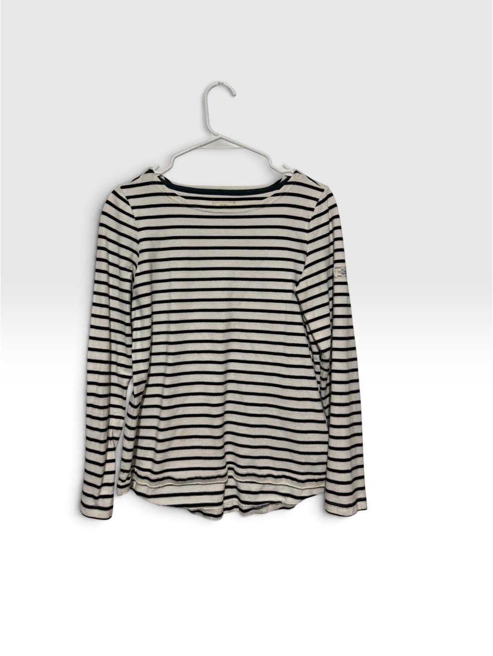 Joules Mariners Grade Women's Preppy Chic Striped Long Sleeve Shirt Size US 6